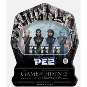 Game Of Thrones Iron Anniversary Collectible PEZ Dispenser Set In Tin